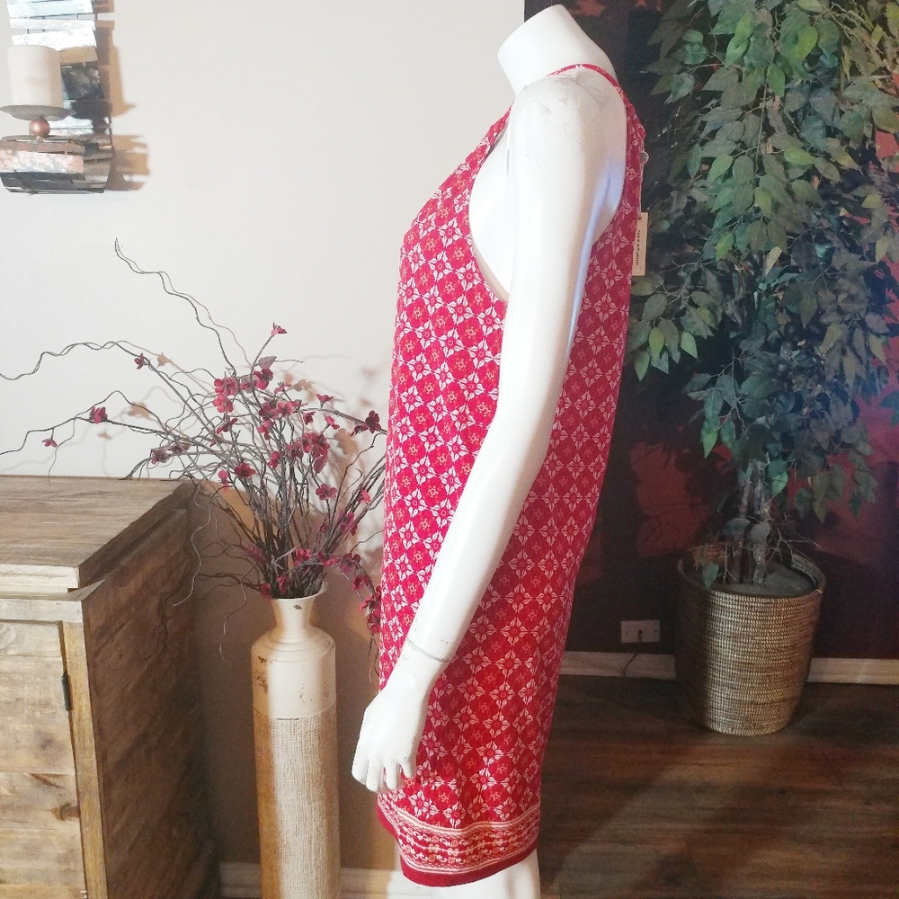 Max Studio Patterned Halter Dress - Picture 6 of 8